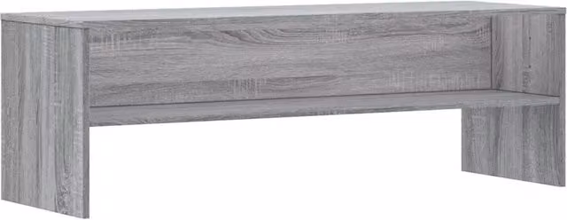 Berkfield Home Modern Grey Sonoma TV Cabinet W/D/H: 120 x 40 x 40 cm