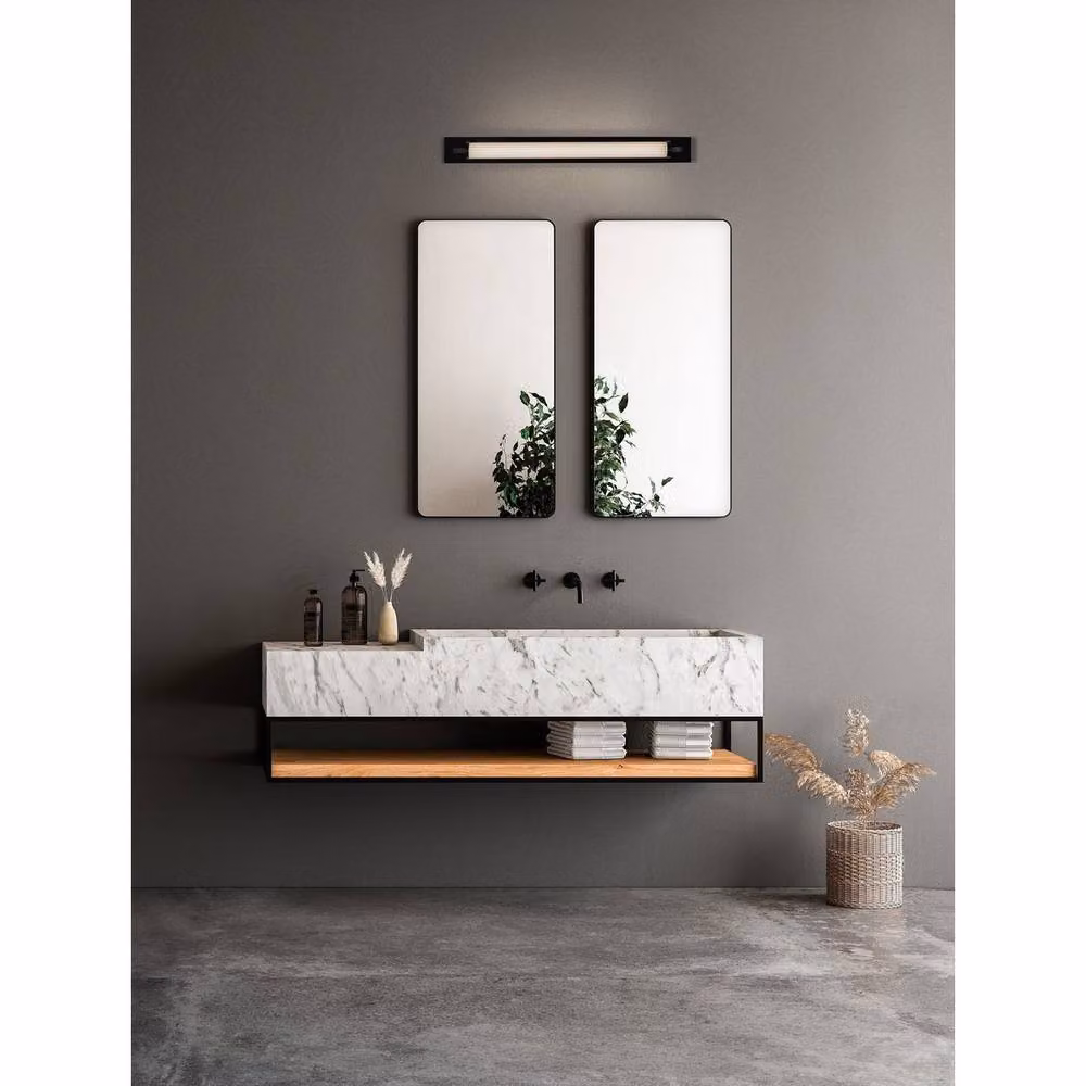 Netlighting Fasko LED Bathroom Over Mirror Light, White, 80 cm, 16W, 1019lm, IP44 – 2