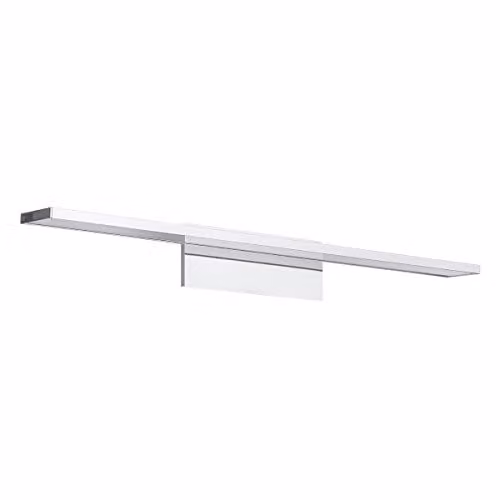 Italux CH Elena Modern LED Wall Light, White and Chrome, 12W