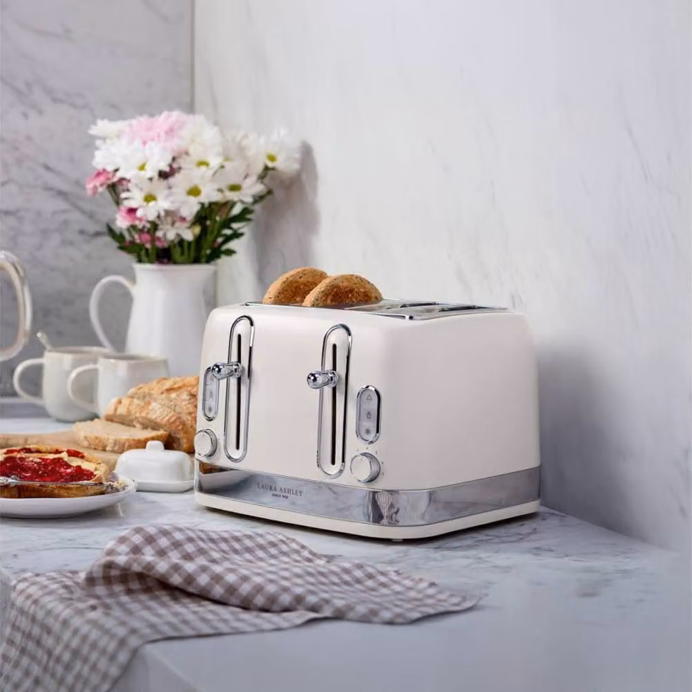 Laura Ashley Kettle and 4 Slice Toaster Set in Grey – 2