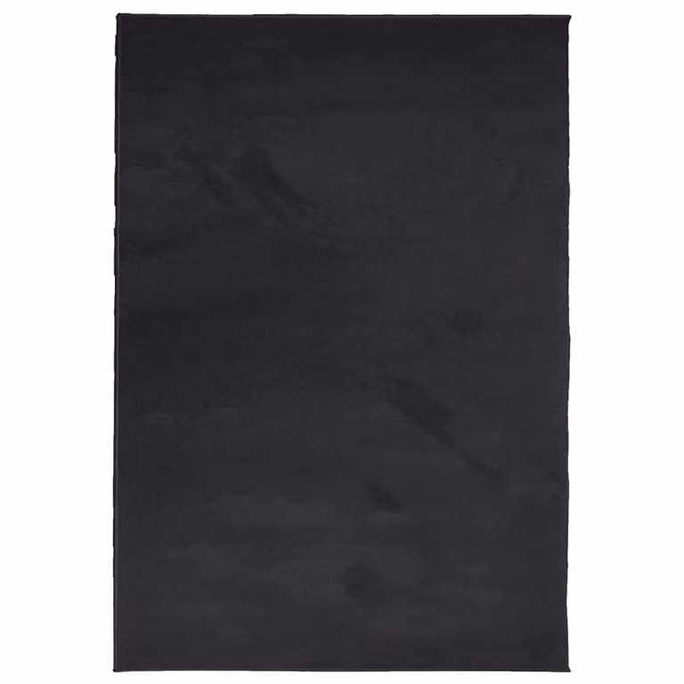 Berkfield Home OVIEDO Short Pile Rug, Black, W: 160 cm, D: 230 cm