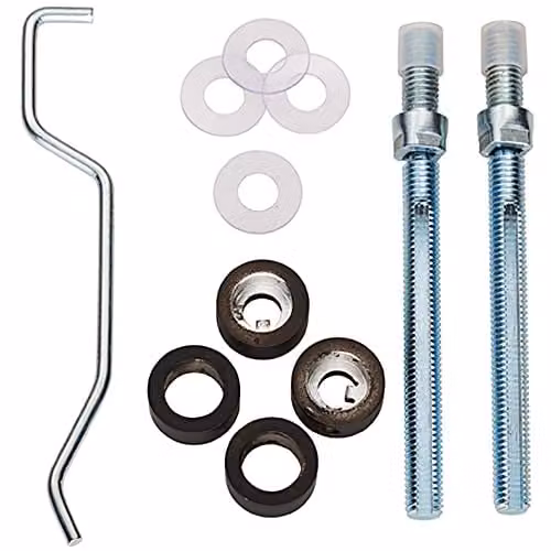 Loops Back to Back Pull Handle Fixing Pack Set in Matt Black Finish