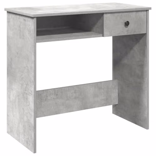 vidaXL Writing Desk in Grey Engineered Wood, W: 80 cm, D: 40 cm, H: 75 cm – 1