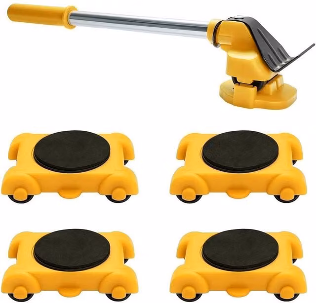 Kelvenix Yellow Heavy Furniture Mover Set – 1