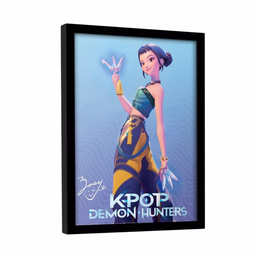 Netflix Zoey Multicolour Framed Paper Poster – 3