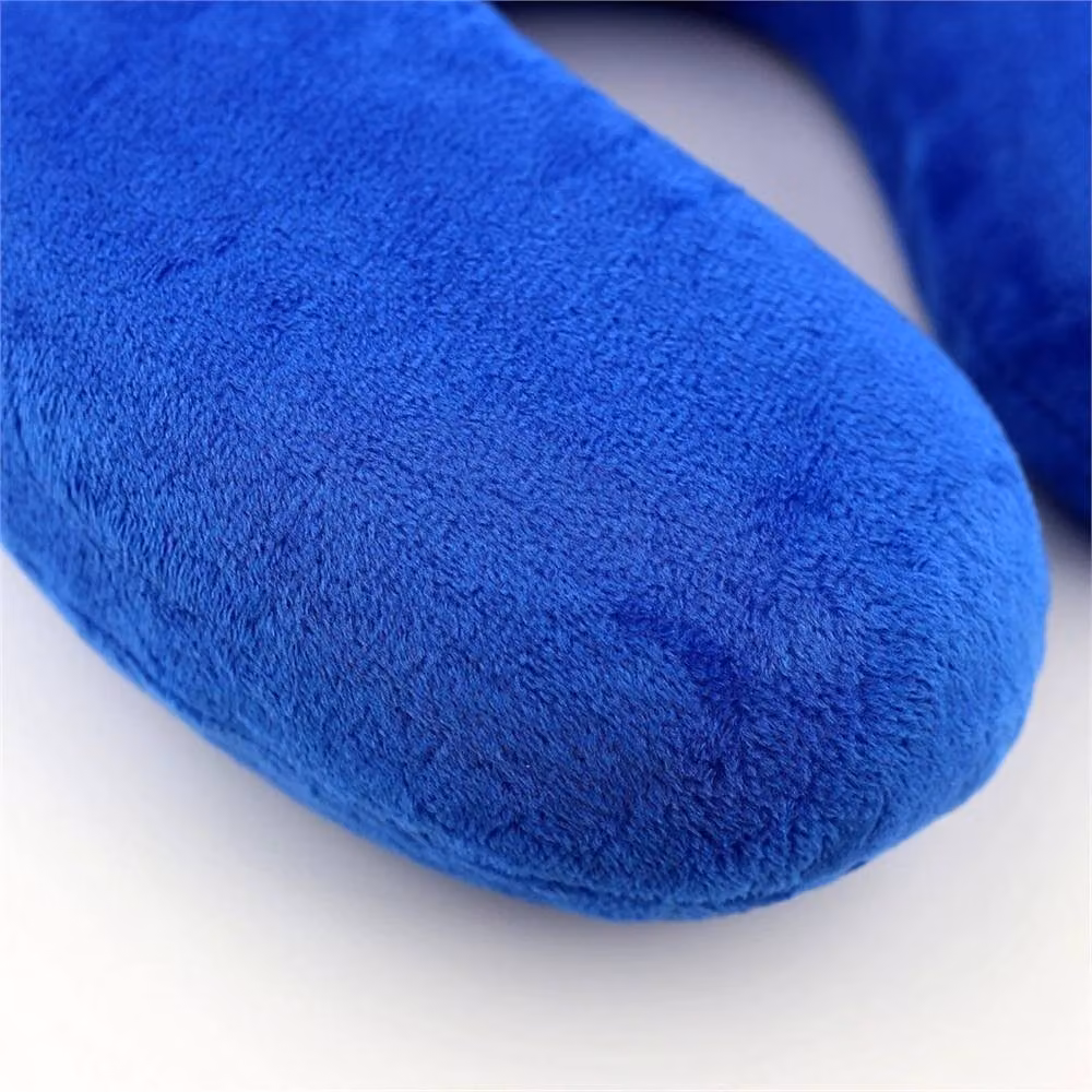 Nordara Blue U-Shaped Foam Neck Support Travel Pillow Cushion, Pack of 2 – 3