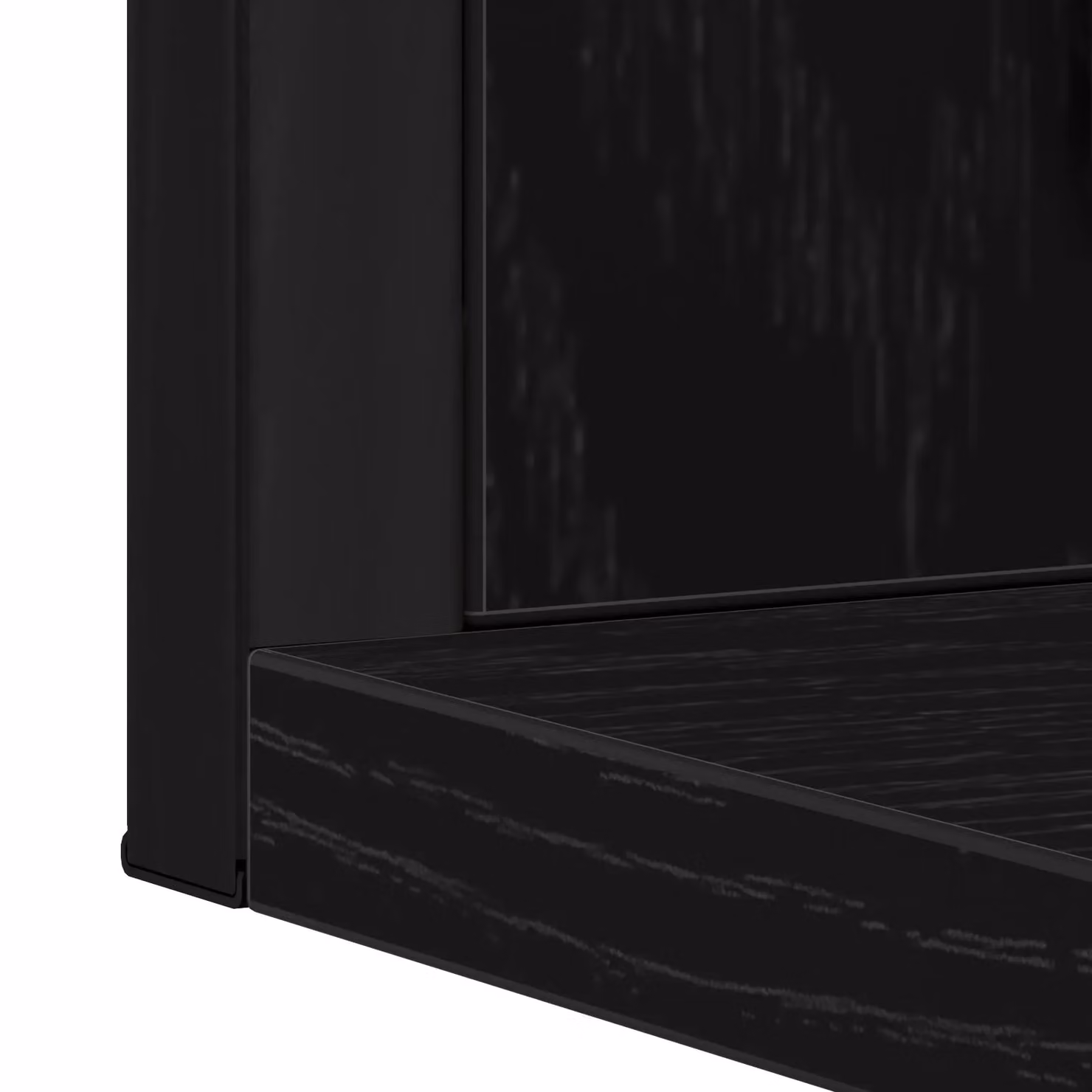 Berkfield Home Black Oak Bathroom Mirror, W: 50 cm, D: 12 cm, H: 60 cm – 5