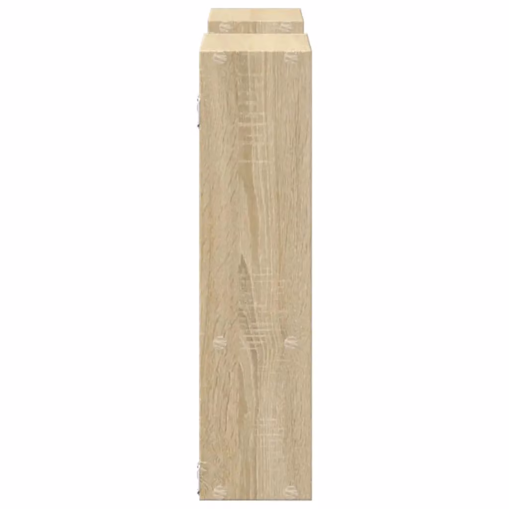 Berkfield Home Sonoma Oak Wall Shelf, Brown, W: 99 cm, D: 15 cm, H: 60 cm – 3