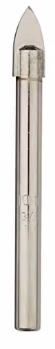 Irwin Glass and Tile Drill Bit, 6 mm, Silver