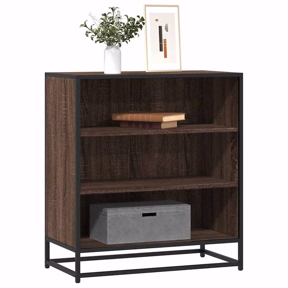 Berkfield Home Industrial Sideboard in Brown Oak, W/D/H: 68 x 35 x 76 cm – 2