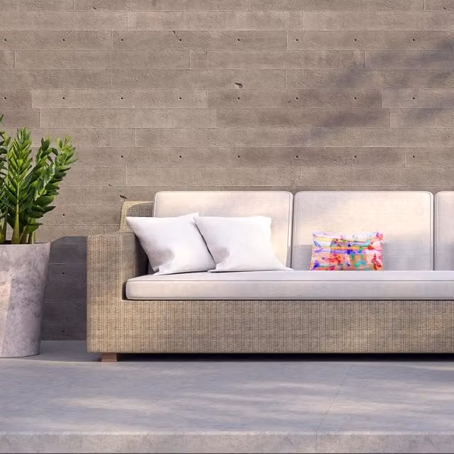 Benjamin Tate Design LTD Red and Multicolour Graphic Outdoor Cushion