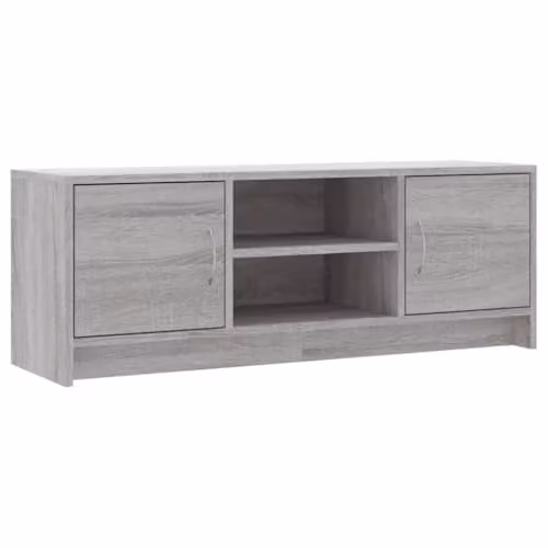 vidaXL Modern Grey TV Cabinet W/D/H: 102 x 30 x 37.5 cm – 1