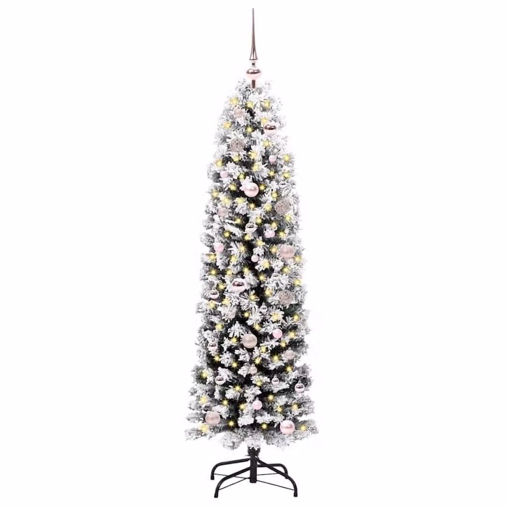 Berkfield Home Artificial Green Christmas Tree with 150 LEDs and Stand, Height: 150 cm – 2