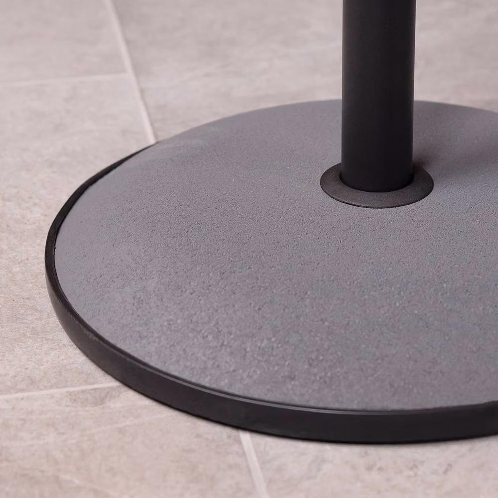 Charles Bentley Grey Round Concrete Parasol Base – 2