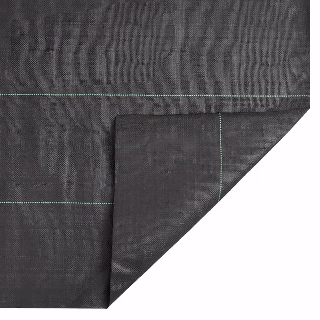 Berkfield Home Black Weed Membrane, W: 0.5 m, L: 200 m – 3