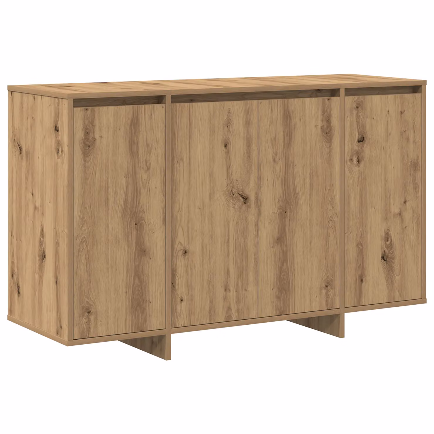 Berkfield Home Artisan Oak Sideboard in Brown, W/D/H: 120 x 41 x 75 cm – 2