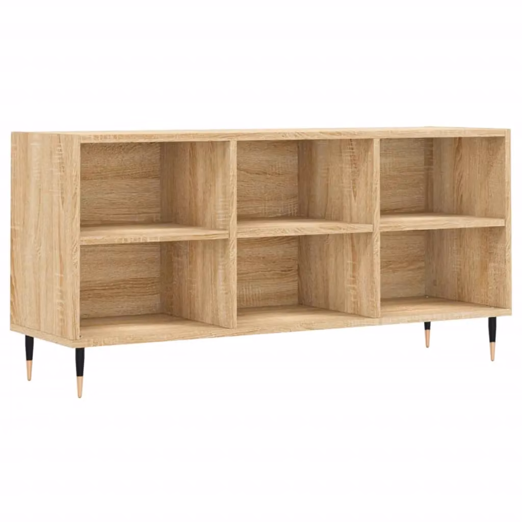 Berkfield Home Sonoma Oak TV Cabinet in Brown, W/D/H: 103.5 x 30 x 50 cm – 2