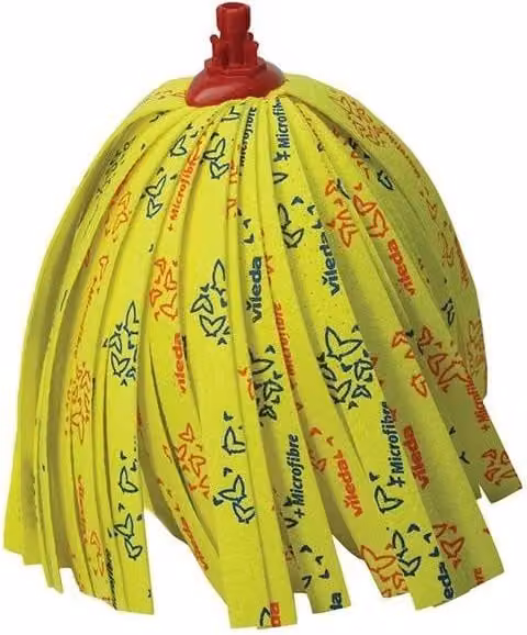 Vileda Supermocio Soft Microfibre Mop in Yellow and Multicolour