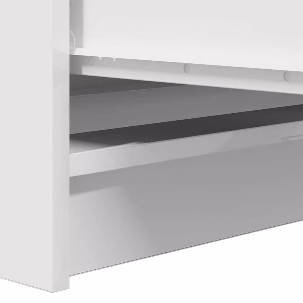 Berkfield Home White Minimalist Sideboard, W/D/H: 100 x 35 x 99 cm – 2