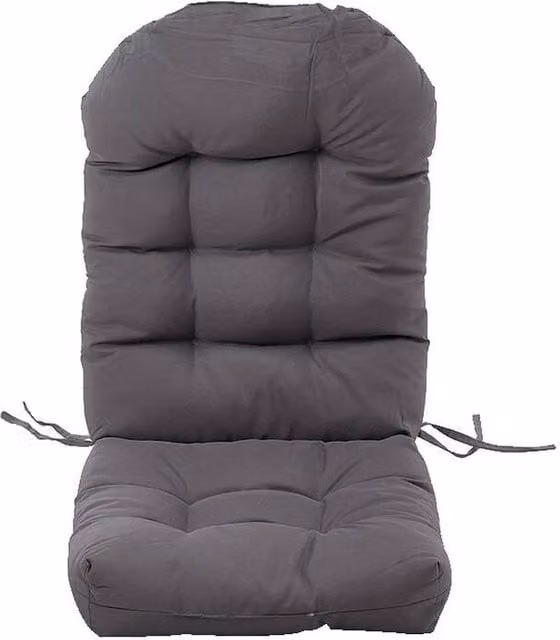 PAWNORA Chair Cushion in Dark Grey, W: 125 cm, D: 53 cm, H: 8 cm – 1
