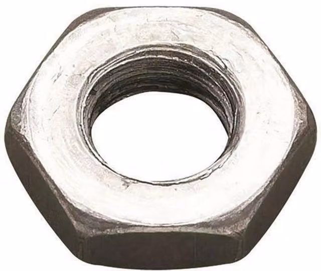 Metalmate Hexagon Lock Nut ZP M24 Grey (Box of 10)