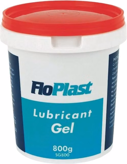 FloPlast Silicone Gel 800g Grey Pipe Lubricant