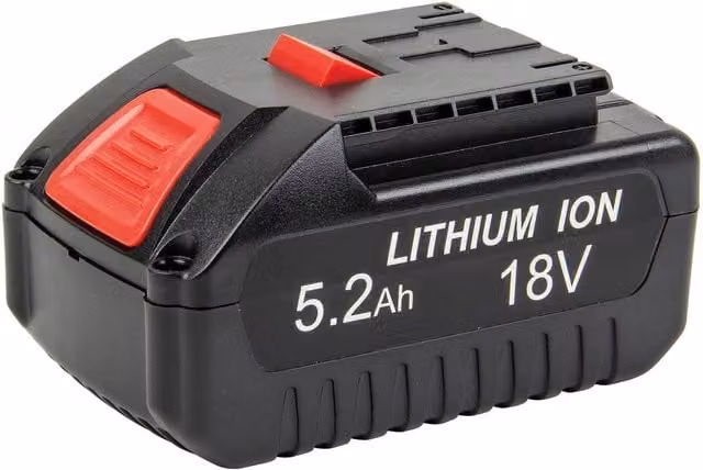 SIP FIREBALL 18v 5.2Ah Lithium Battery Pack in Black – 1