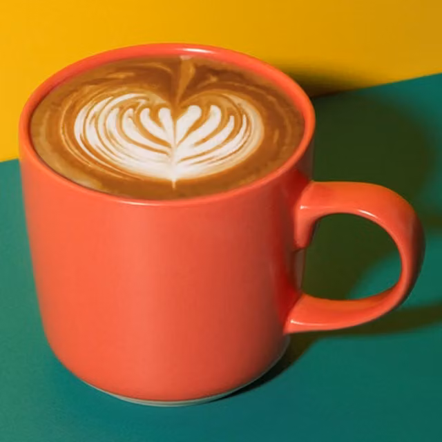 La Cafetire Red Ceramic Stoneware Mug, 350 ml