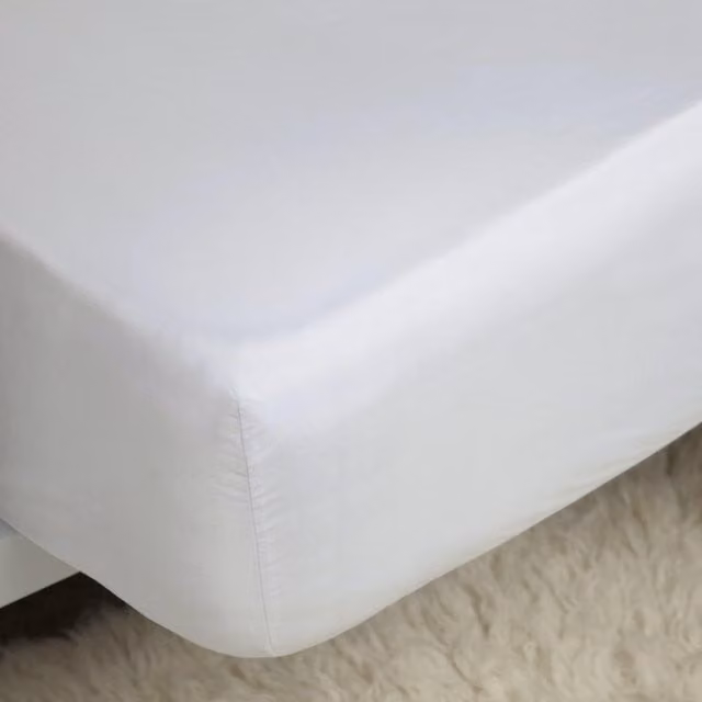 Belladorm Pima Cotton 450 Thread Count Extra Deep Fitted Sheet, White, Superking, W: 200 cm, D: 200 cm, H: 38 cm