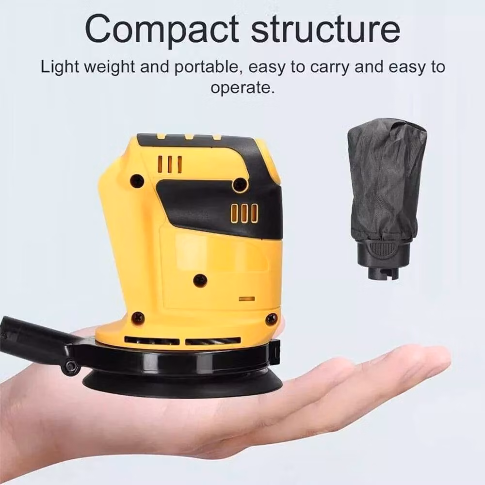 Spetlek 550W Cordless Orbital Rotary Sander in Yellow – 4