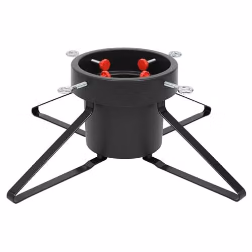Harbour Housewares Classic Real Christmas Tree Stand in Black – 1