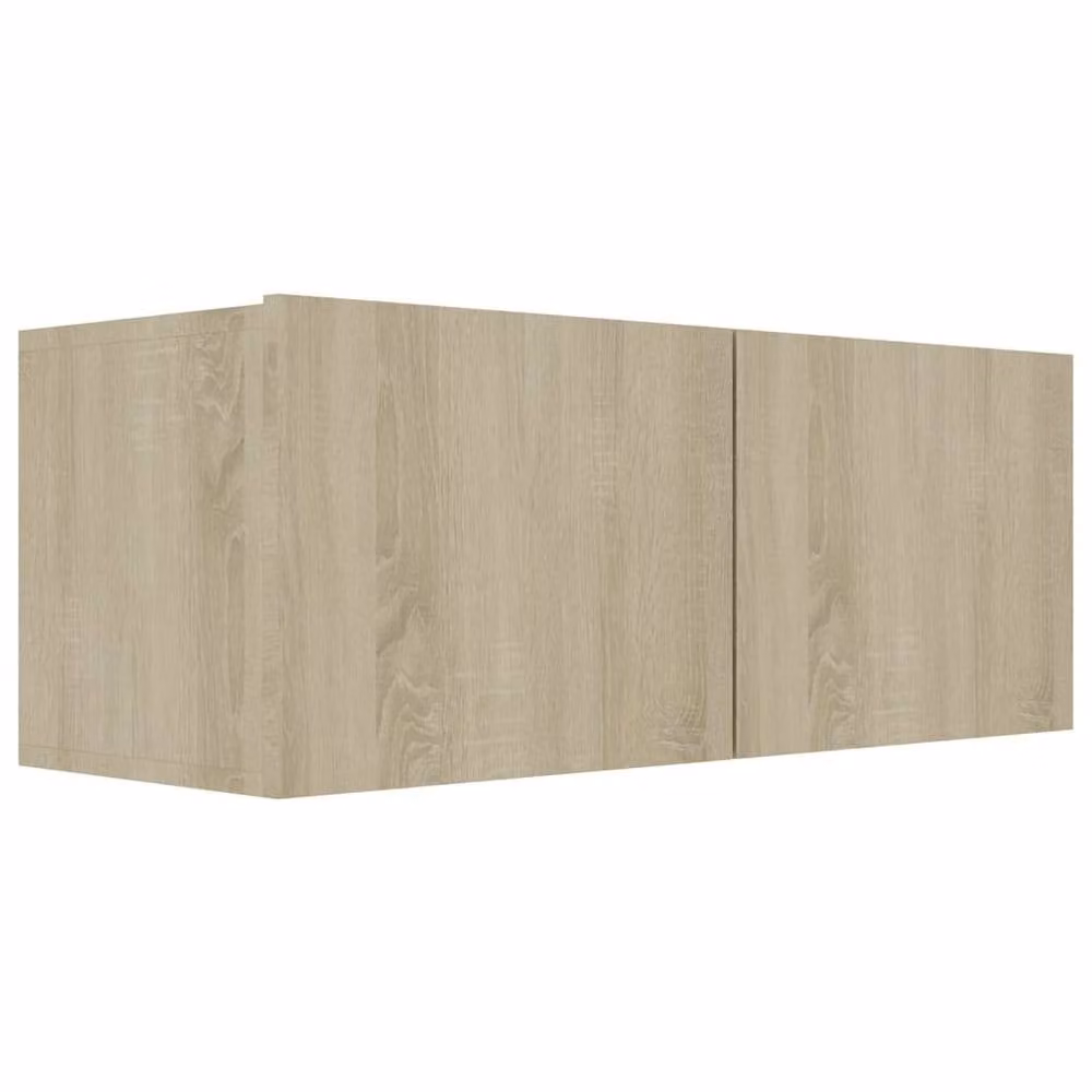 Berkfield Home Modern 6 Piece TV Cabinet Set in Light Oak Sonoma Oak Engineered Wood