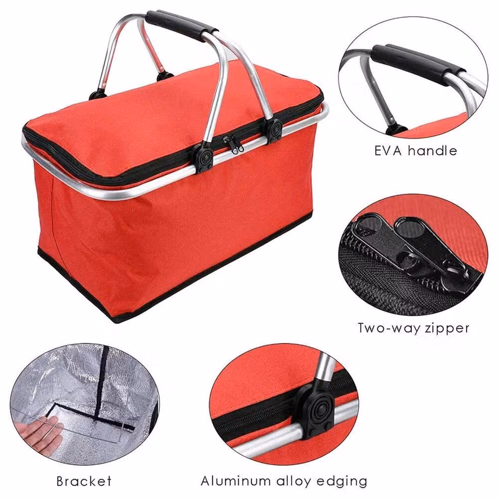 Hinsinc Red 30L Large Insulated Camping Cool Box Bag – 2