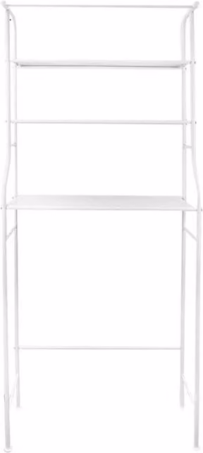 PAWNORA 3 Tier Freestanding Over Toilet Storage Rack in White