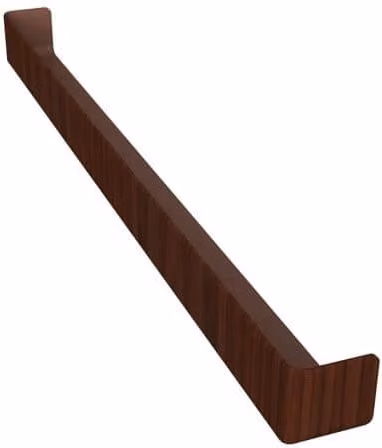 Freefoam Brown PVC Double End Corner Fascia Board W: 60 cm, H: 4.5 cm