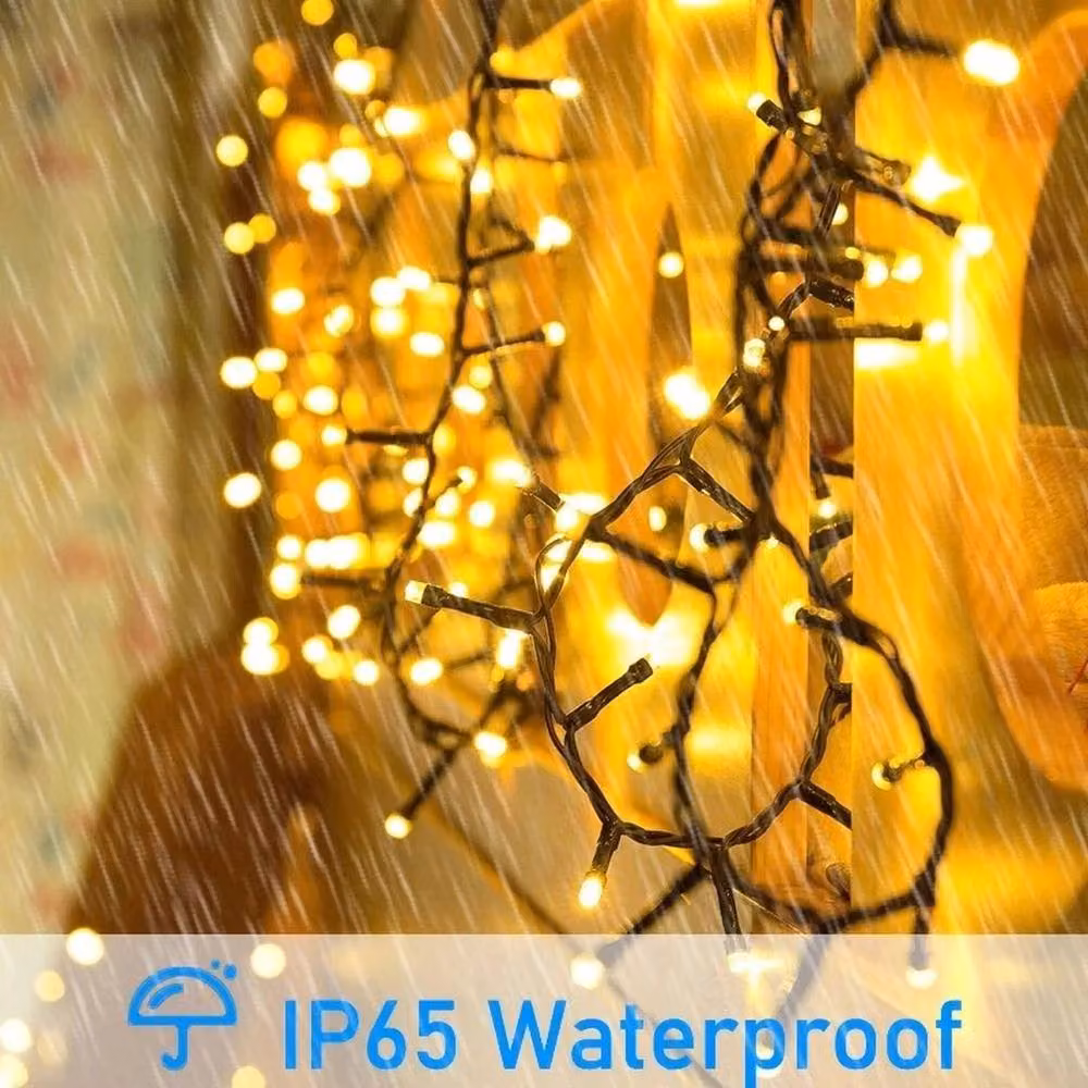 SPETLEK Solar Powered Warm White LED Fairy String Lights for Outdoor Gardens – 4