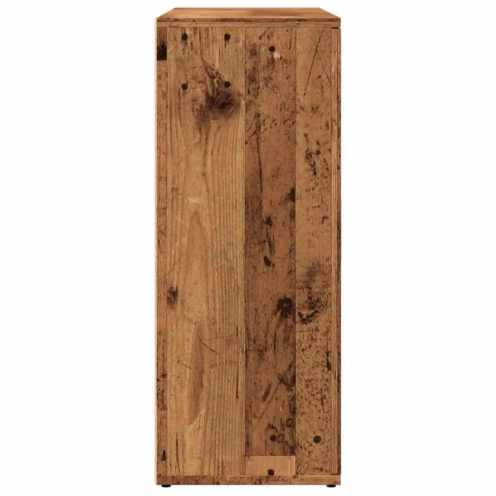 Berkfield Home Rustic Old Wood Sideboard in Brown, W/D/H: 91 x 29.5 x 75 cm – 4