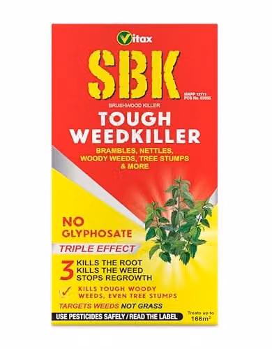 Vitax SBK Tough Weedkiller Concentrate for Brambles, Nettles and Woody Weeds, 500 ml – 1