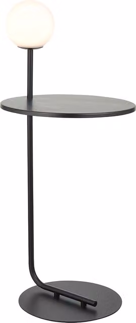 Perch & Parrow Harriet Black Opal Glass Floor Light