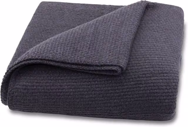 Matris Home Athena Woven Throw Blanket in Grey