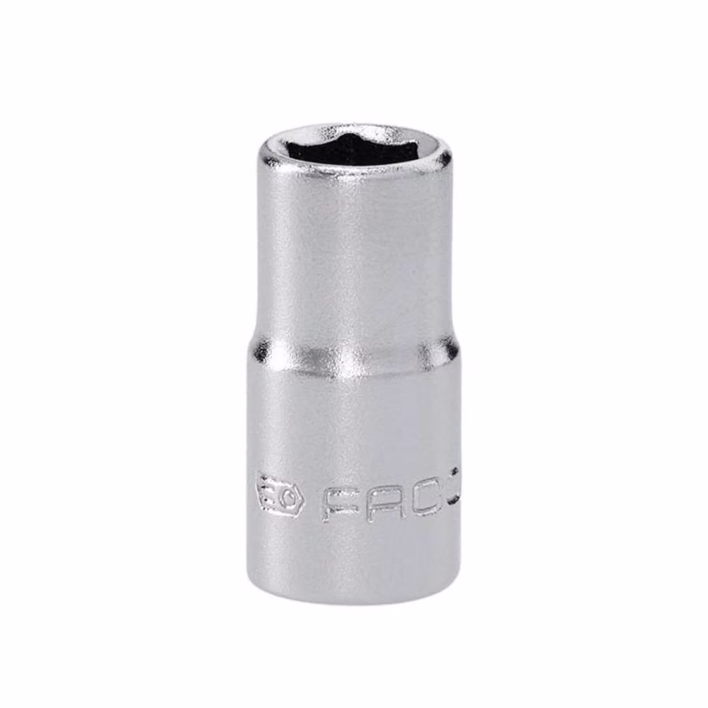 Facom R.7HT 6-Point Standard Socket 1/4in Drive 7mm in Silver Chrome Vanadium Steel – 2