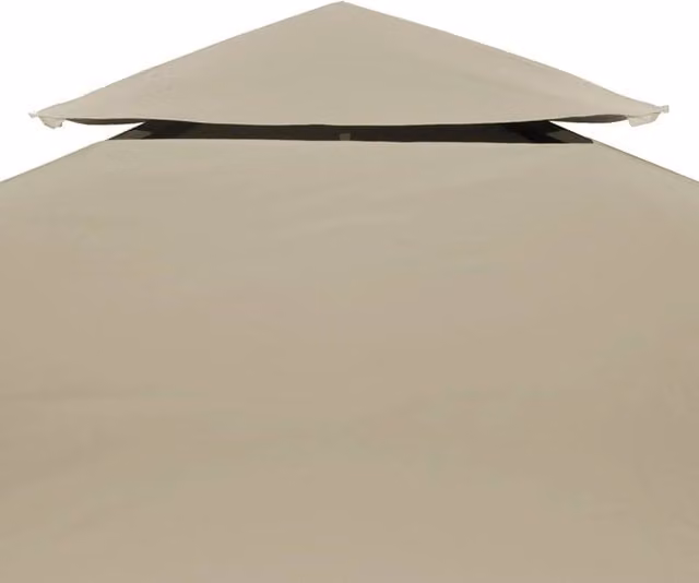 Berkfield Home Gazebo Cover Canopy Replacement, Beige, W/D/H: 3 x 3 x 0.64 m – 1