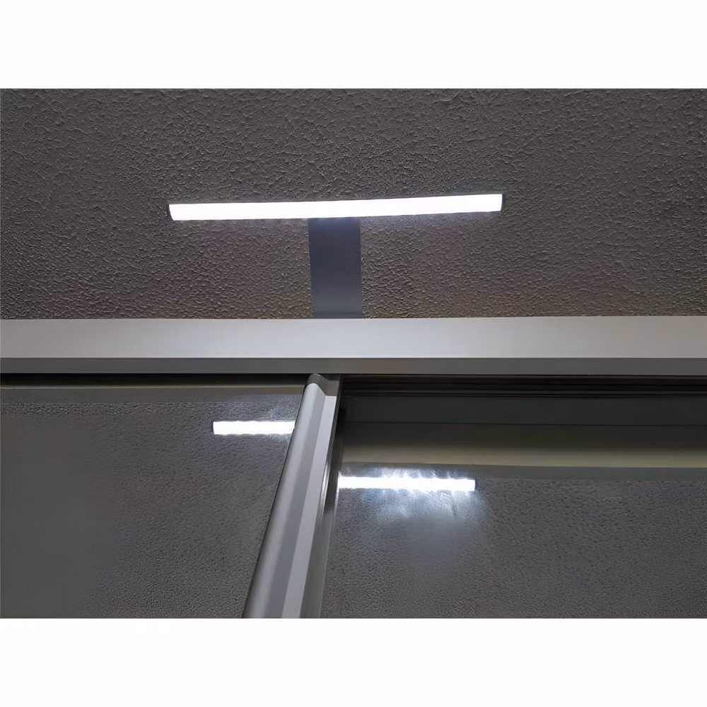 Sliding Wardrobes 4U T Bar LED Light in Metallic Silver for Modern Cabinet Lighting – 2