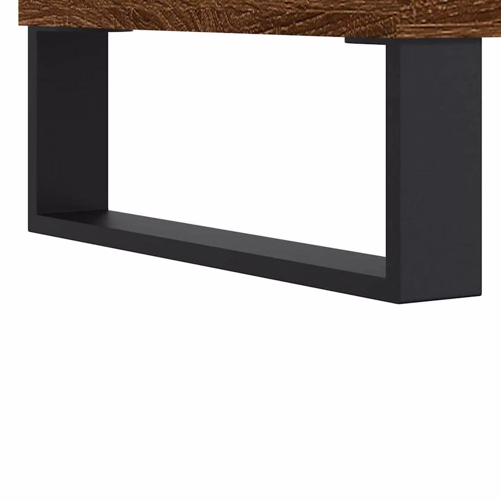 Berkfield Home Modern Rectangular Coffee Table in Brown Oak with Lift Mechanism, W/D/H: 90 x 44.5 x 45 cm – 4