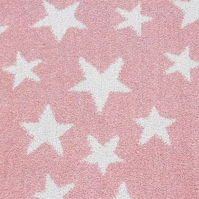 Bravich LTD Kids Stars Circle Rug, Bambi in Pink, Diameter: 160 cm