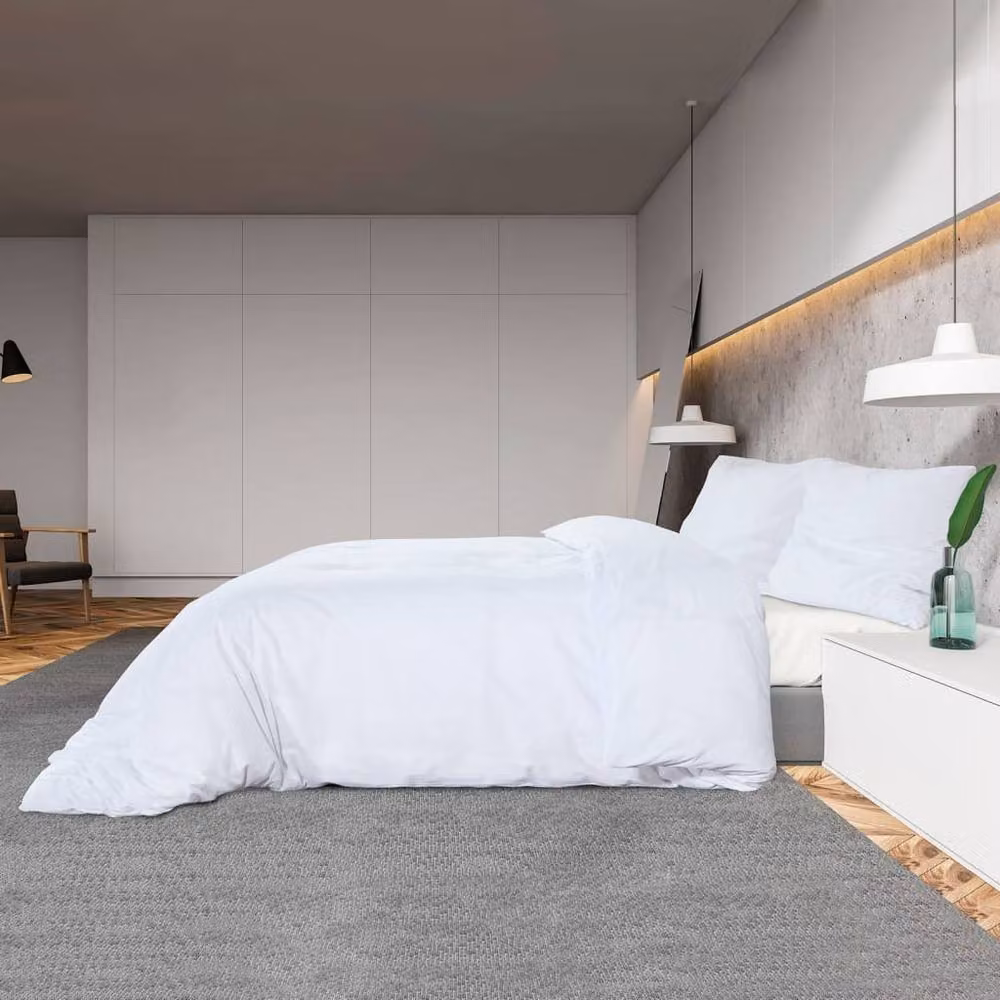 Berkfield Home White Cotton Duvet Cover and Pillowcase Set, 200 x 200 cm – 2