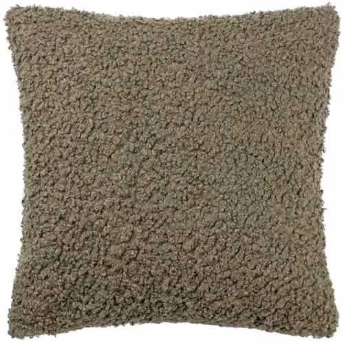 Riva Home Square Polyester Filled Cushion in Beige, W/D/H: 45 x 45 x 45 cm – 1