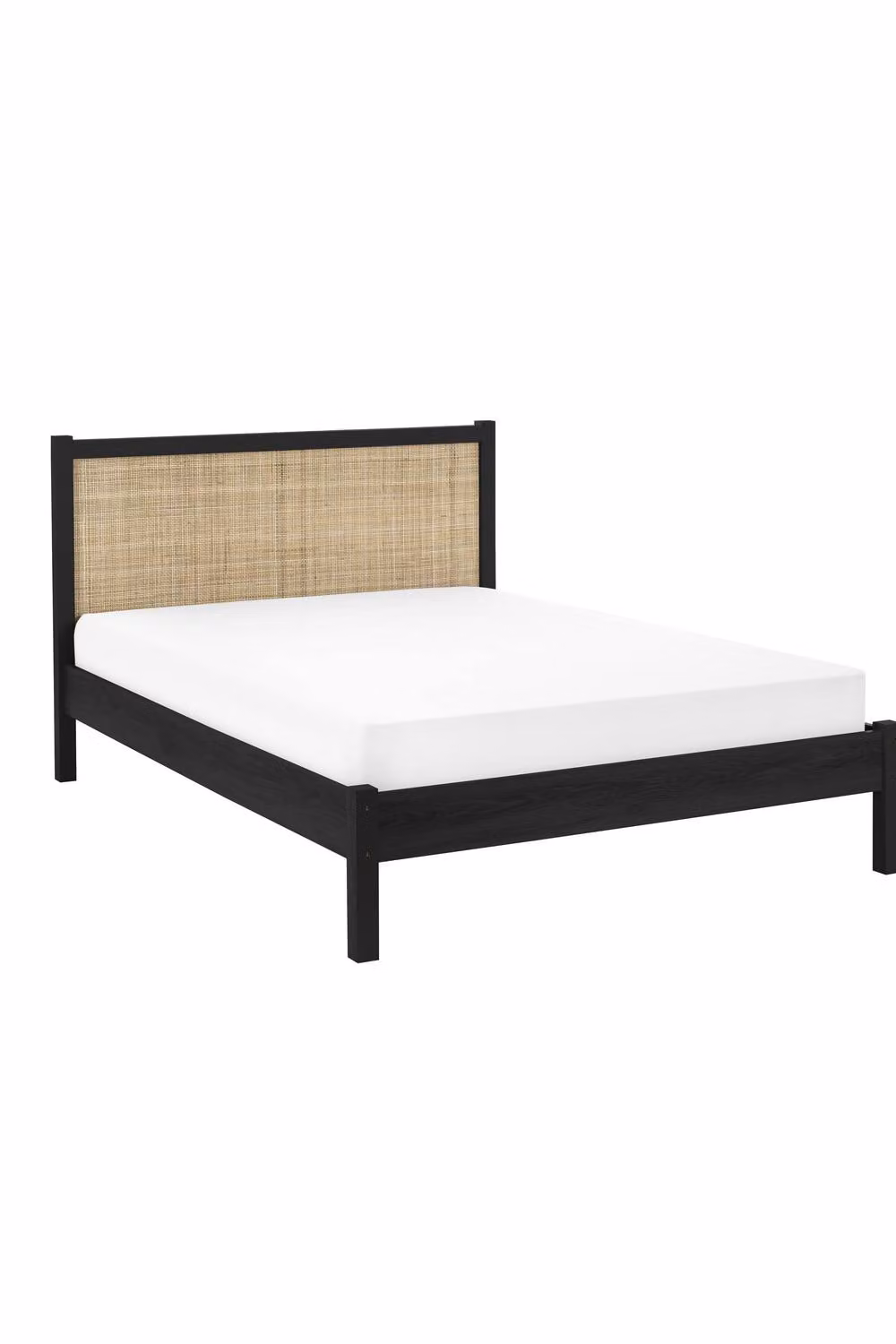 Julian Bowen Padstow Rattan Black Solid Wood Bed Frame, 180 x 200 cm – 3