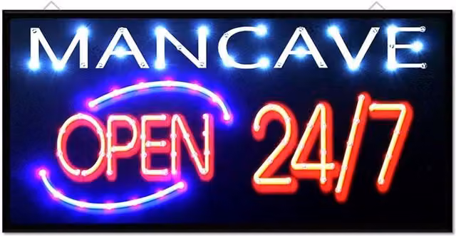 Gr8 Home Multicolour LED Bar Sign with Black Retro Effect Window Display Light – 1