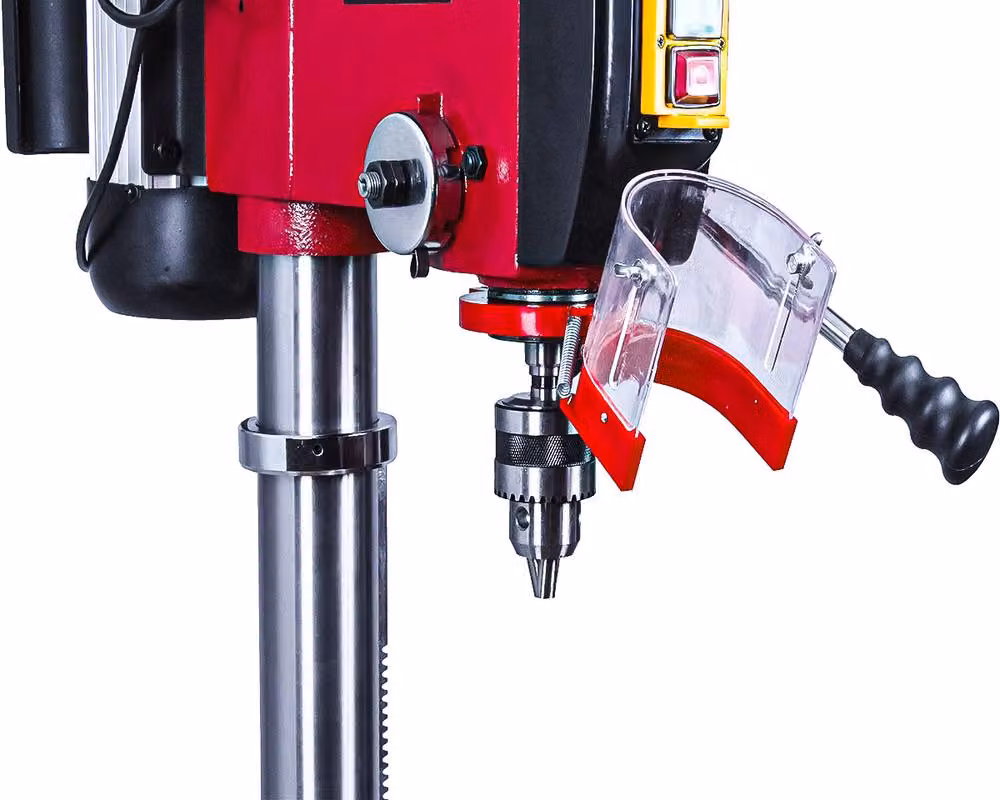 Lumberjack 20mm Professional Trade 12 Speed Floor Standing Pillar Drill Press in Red – 4